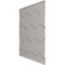 Ekena Millwork 19 5/8in. W x 19 5/8in. H Honeycomb EnduraWall Decorative 3D Wall Panel Covers 2.67 Sq. Ft. WP20X20HBCST - alternate 3